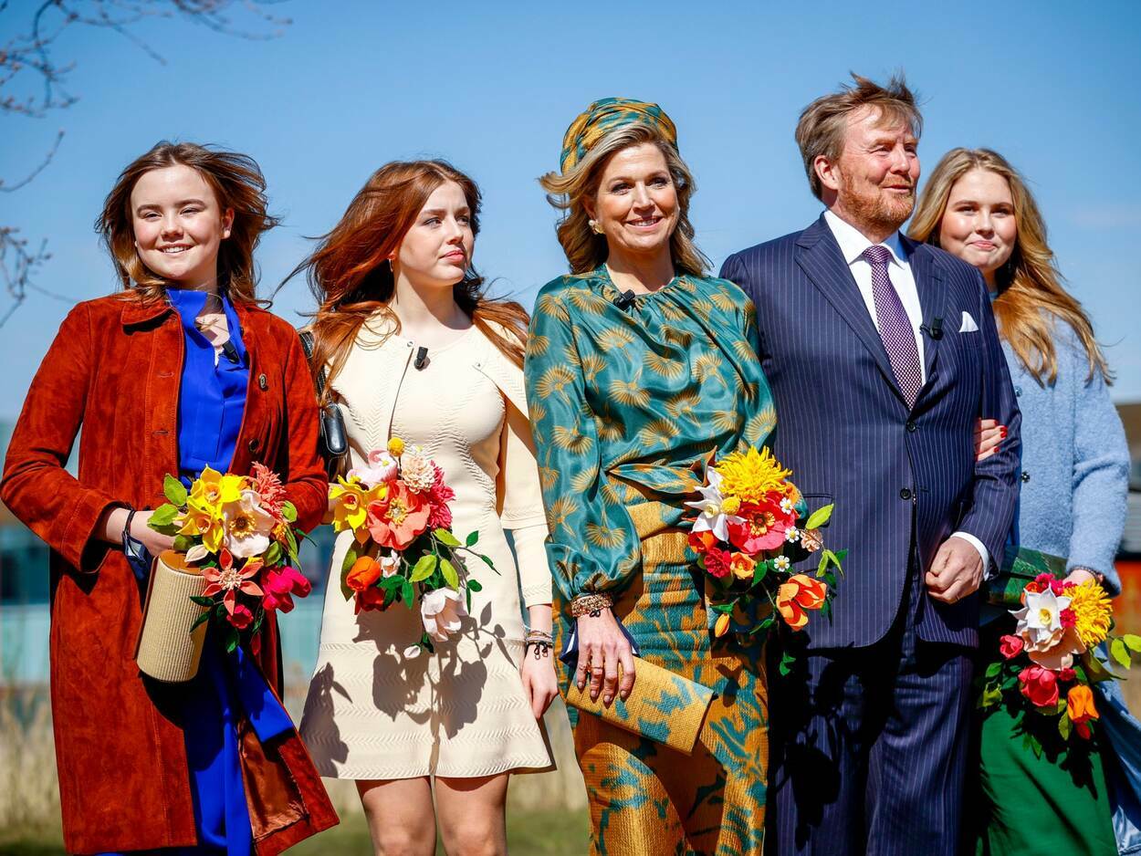 Aankomst koningsdag eindhoven koninklijk gezin